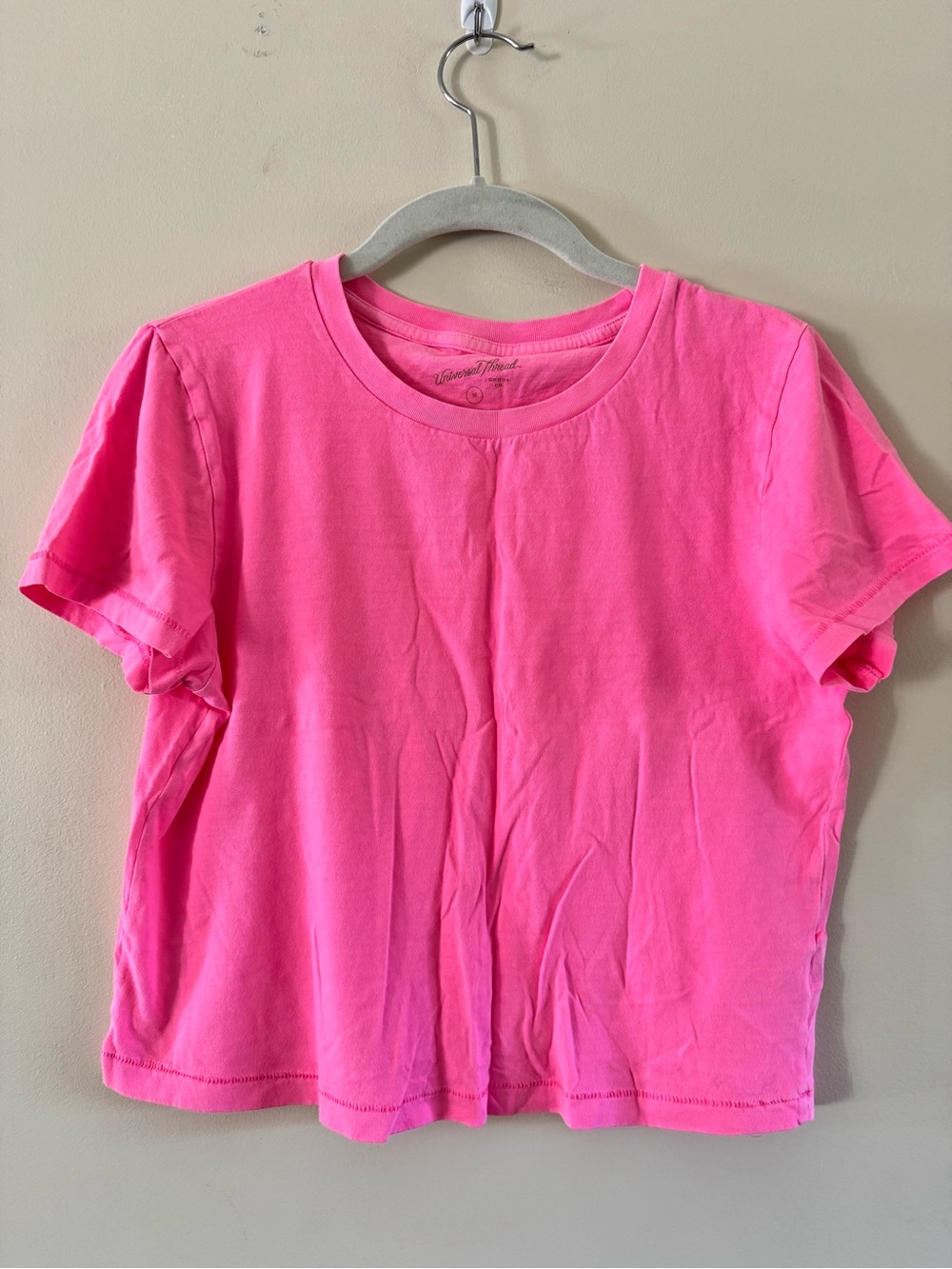 Universal Thread Pink Short Sleeve Crewneck Tee